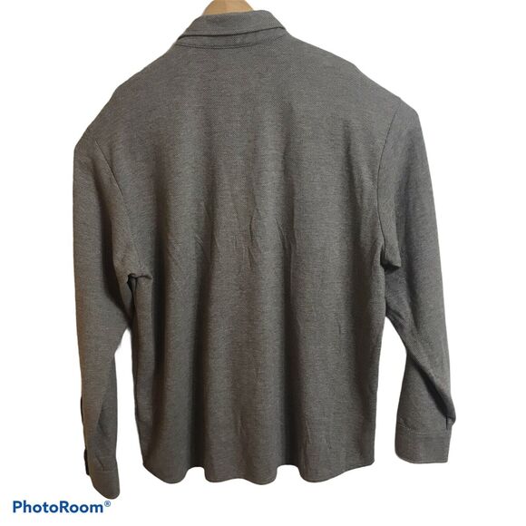 ROUNDTREE & YORKE Shirt Mens XL Button Up Woven w Pockets Light Brown $69 NEW - Picture 5 of 5